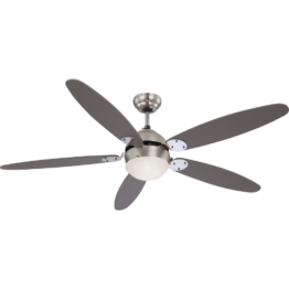 Globo Deckenventilator 308 Nickel Matt H/d: Ca. 41x132 Cm Max. 60 W