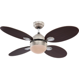 Globo Deckenventilator 318 Kirsche Chrom H/d: Ca. 37x107 Cm Max. 60 W