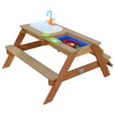 AXI Kinder-Picknicktisch Emily braun B/H/L: ca. 97x50x95 cm