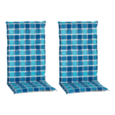 Beo Saumauflage für Hochlehner Bhamo blau Polyester-Mischgewebe B/H/L: ca. 50x6x118 cm 2er Set