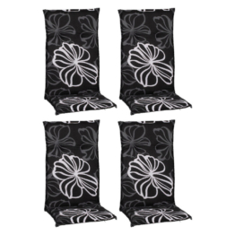Beo Saumauflage für Hochlehner schwarz Polyester-Mischgewebe B/H/L: ca. 50x6x118 cm 4er Set