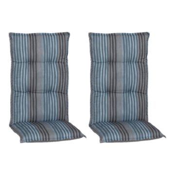 Beo Saumauflage für Hochlehner Tissa blaugrau Polyester-Mischgewebe B/L/S: ca. 46x118x8 cm 2er Set