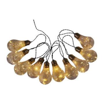 LED/Solar Lichterkette NV5209531 transparent Kunststoff H/L: ca. 18x3000 cm