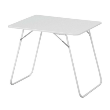 MFG Campingtisch weiß Stahl B/H/L: ca. 80x63x60 cm