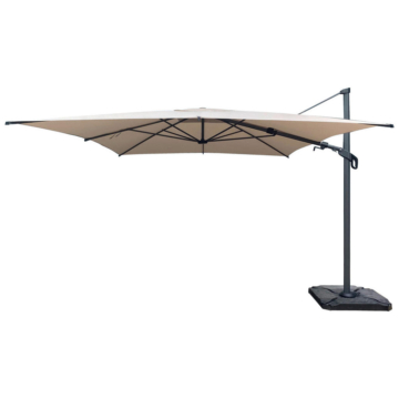 Pendelschirm beige Stahl B/H/L: ca. 400x270x300 cm