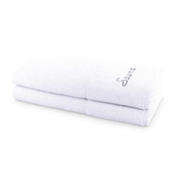 Saunatuch-Set Pearl Snow Baumwolle B/L: ca. 80x200 cm