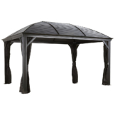 Sojag Pavillon Moreno anthrazit Aluminium B/H/L: ca. 423x283x298 cm