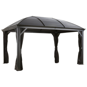 Sojag Pavillon Moreno anthrazit Aluminium B/H/L: ca. 423x283x298 cm
