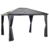 Sojag Pavillon Verona anthrazit Aluminium B/H/T: ca. 298x260x423 cm