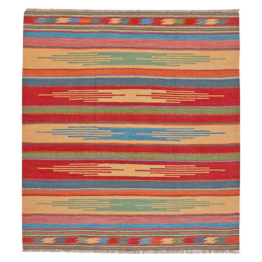 PersaTepp Teppich Kelim Gashgai bunt B/L: ca. 132x145 cm