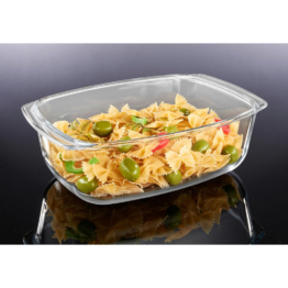 Auflaufform Glas B/H/L: ca. 21,4x11,7x32,8 cm