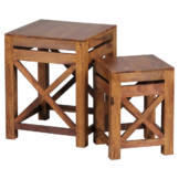 Beistelltisch natur Echtholz