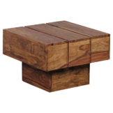 Beistelltisch natur Echtholz B/H/T: ca. 44x30x44 cm