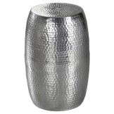 Beistelltisch silber Aluminium B/H/T: ca. 30x49,5x30 cm