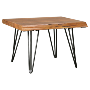 Couchtisch natur schwarz lackiert B/H/T: ca. 56x38x51 cm