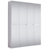 Garderobenschrank Mirror weiß B/H/T: ca. 148x191x34 cm