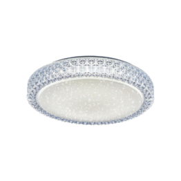 Just Light Deckenleuchte 14371-00 klar weiß Acryl Metall H/D: ca. 11x40 cm