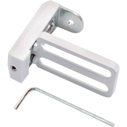 Klemmträger Universal für Rollos u. Jalousien weiß 2 Packstücke