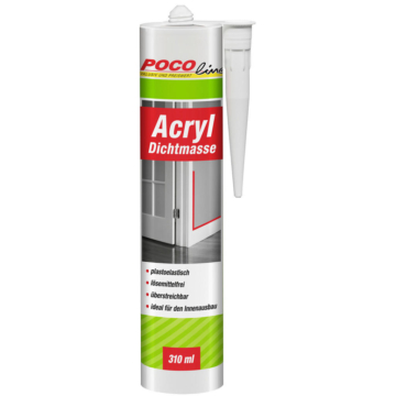 POCOline Acryl Fugendicht weiß ca. 0,31 l
