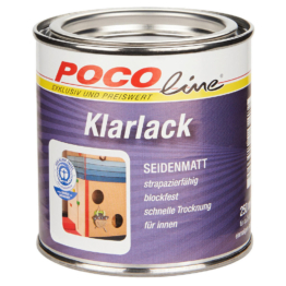 POCOline Acryl Klarlack farblos seidenmatt ca. 0,25 l