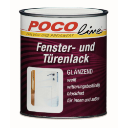 POCOline Acryl Türen- und Fensterlack weiß glänzend ca. 0,75 l