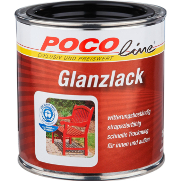 POCOline Acyl Buntlack tiefschwarz glänzend ca. 0,25 l
