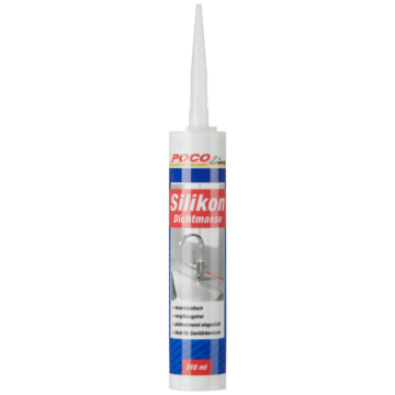 POCOline Silikon Fugendicht transparent ca. 0,31 l