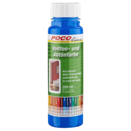 POCOline Vollton- und Abtönfarbe blau ca. 0,25 l