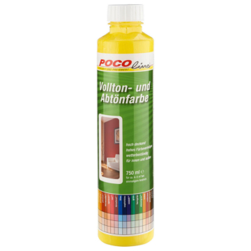 POCOline Vollton- und Abtönfarbe gelb ca. 0,75 l