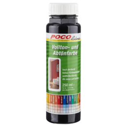 POCOline Vollton- und Abtönfarbe schwarz ca. 0,25 l