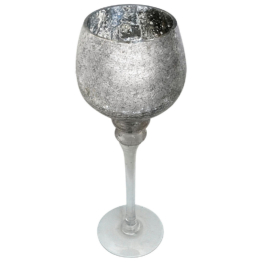 POCOline Windlicht silber Glas