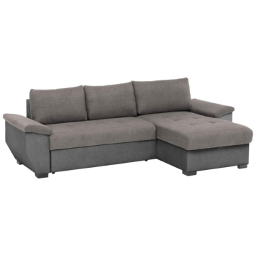 Polsterecke grau B/H/T: ca. 251x46x148 cm
