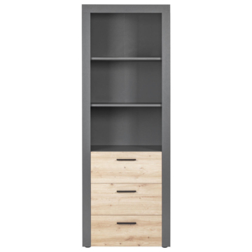 Regal Cobeto Eiche Artisan Nachbildung B/H/T: ca. 68,6x190x41,6 cm