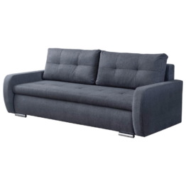 Schlafsofa Bea dunkelgrau B/H/T: ca. 222x88x102 cm