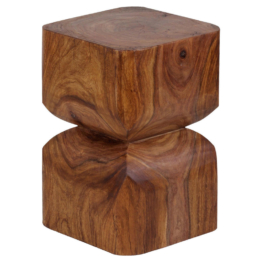 Beistelltisch natur Echtholz B/H/T: ca. 30x45x30 cm