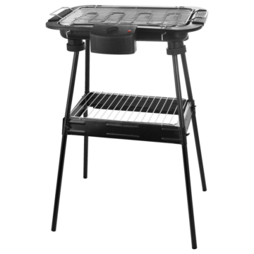 Emerio Barbecue-Standgrill BG-107665.1 schwarz Metall B/H/L: ca. 37x50x8,5 cm