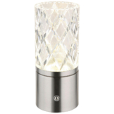 GLOBO LED-Tischleuchte Metall Acryl H/D: ca. 19x8 cm