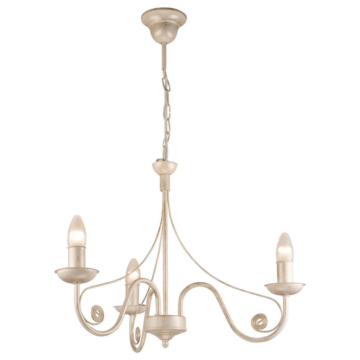 Lamkur Pendelleuchte DONATO 22512 weiß Stahl H/L: ca. 72x45 cm E14 3 Brennstellen