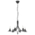 Lamkur Pendelleuchte LUCY 44118 schwarz Stahl H/L: ca. 100x58 cm E14 6 Brennstellen