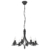 Lamkur Pendelleuchte LUCY 44125 schwarz Stahl H/L: ca. 100x58 cm E14 8 Brennstellen