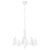 Lamkur Pendelleuchte LUCY 44187 weiß Stahl H/L: ca. 100x58 cm E14 8 Brennstellen