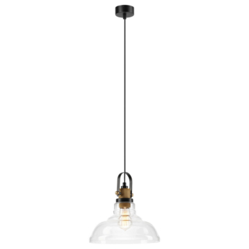 Lamkur Pendelleuchte MATTEO 40851 oxidgrün Glas Stahl H/L: ca. 112x28 cm E27 1 Brennstellen