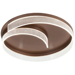 POCOline LED-Deckenleuchte Cappuccino Metall H/D: ca. 10x50 cm
