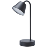 POCOline LED-Tischleuchte schwarz Metall B/H/L: ca. 11x31x11 cm