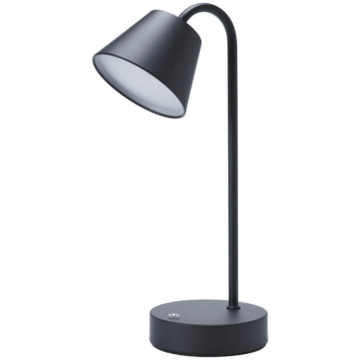 POCOline LED-Tischleuchte schwarz Metall B/H/L: ca. 11x31x11 cm