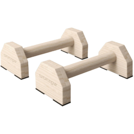 SPORTNOW Liegestützgriffe natur Buche B/H/L: ca. 13x10x30 cm