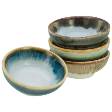 CreaTable Dipp-Schalenset Cascade bunt Steinzeug