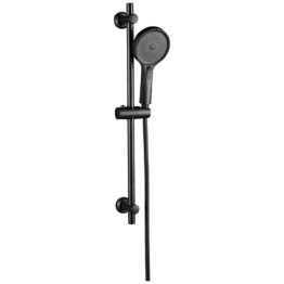 Duschsystem mattschwarz L/D: ca. 70x12 cm