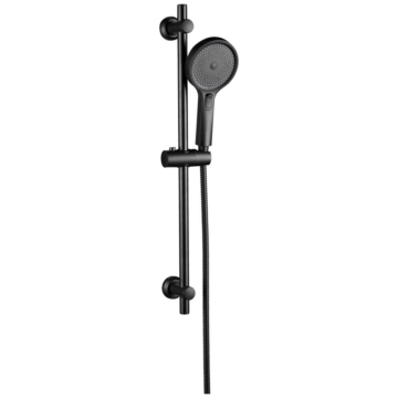 Duschsystem mattschwarz L/D: ca. 70x12 cm