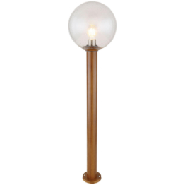Außenleuchte OSSY 31863W klar braun H/D: ca. 100x25 cm